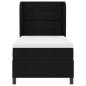 Preview: Boxspringbett mit Matratze Schwarz 100x200 cm Stoff