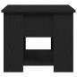 Preview: Schwarzer Eichencouchtisch 79x49x41 cm aus Holzwerkstoff