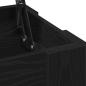 Preview: Schwarzer Eichencouchtisch 79x49x41 cm aus Holzwerkstoff