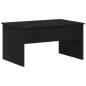 Preview: Schwarzer Eichenkaffee Tisch - 80 x 50,5 x 41,5 cm