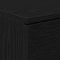 Preview: Nachttische 2er Set Schwarze Eiche 40x65x65 cm Aus Holzwerkstoff