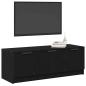 Preview: TV-Schrank Schwarze Eiche 102x35x36,5 cm Spanplatte