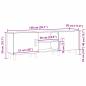 Preview: TV-Schrank aus Artisan Eiche - 150x30x50 cm - Hergestellt aus Holzwerkstoffen