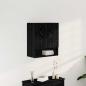 Preview: ARDEBO.de - Wandregal Schwarze Eiche 60x30x70 cm Holzwerkstoff