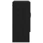 Preview: Wandregal Schwarze Eiche 60x30x70 cm Holzwerkstoff