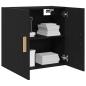 Preview: Schwarzer Eichen-Wandschrank - 60x30x60 cm, Hergestellt aus Holzwerkstoff