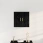 Preview: Schwarzer Eichen-Wandschrank - 60x30x60 cm, Hergestellt aus Holzwerkstoff