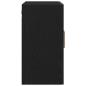Preview: Schwarzer Eichen-Wandschrank - 60x30x60 cm, Hergestellt aus Holzwerkstoff