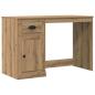 Preview: Schreibtisch mit Aufbewahrung Artisan Eiche 50x115x75 cm Holzwerkstoff