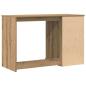 Preview: Schreibtisch mit Aufbewahrung Artisan Eiche 50x115x75 cm Holzwerkstoff