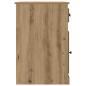 Preview: Schreibtisch mit Aufbewahrung Artisan Eiche 50x115x75 cm Holzwerkstoff