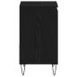 Preview: Waschbeckenunterschrank Schwarz Eiche 65x33x60 cm Spanplatte