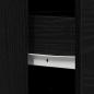 Preview: Waschbeckenschrank mit Tür Schwarz Eichen-Optik 65 x 33 x 60 cm