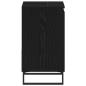 Preview: Waschbeckenunterschrank Schwarz Eiche 65x33x60 cm Holzwerkstoff