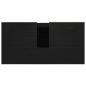 Preview: Waschbeckenunterschrank Schwarz Eiche 65x33x60 cm Holzwerkstoff