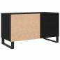 Preview: Plattenschrank Schwarz Eiche 84,5x38x48 cm Holzwerkstoff