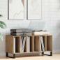 Preview: ARDEBO.de - Schallplattenregal Artisan Eiche 100x38x48 cm Ingenieurlaminat