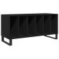 Preview: Record Cabinet Schwarz Eiche 100x38x48 cm Werkstoff