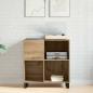 Preview: Record Cabinet Artisan Oak 84,5x38x89 cm Holzwerkstoff