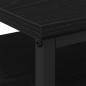 Preview: Nachttisch Schwarz Eiche 44x45x60 cm Holzwerkstoff und Stahl