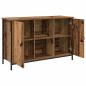 Preview: TV-Schrank Artisan Eiche 101x35x65 cm aus engineered Wood und Stahl