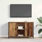 Preview: TV-Schrank Artisan Eiche 101x35x65 cm aus engineered Wood und Stahl