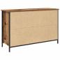 Preview: TV-Schrank Artisan Eiche 101x35x65 cm aus engineered Wood und Stahl