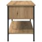 Preview: TV-Schrank Artisan Eiche 100x35x45 cm Engineering Holz und Stahl