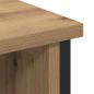 Preview: TV-Schrank Artisan Eiche 100x35x45 cm Engineering Holz und Stahl