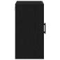 Preview: Wandregal Schwarz Eiche 60x31x60 cm Holzwerkstoff