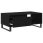 Preview: Couchtisch Schwarz Eiche 90x50x36,5 cm Holzwerkstoff