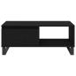 Preview: Couchtisch Schwarz Eiche 90x50x36,5 cm Holzwerkstoff