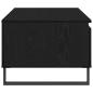 Preview: Couchtisch Schwarz Eiche 90x50x36,5 cm Holzwerkstoff