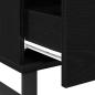 Preview: Couchtisch Schwarz Eiche 90x50x36,5 cm Holzwerkstoff