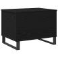 Preview: Couchtisch mitLift-Oberfläche Schwarz Eiche 60x44,5x45 cm Holzwerkstoff