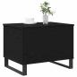 Preview: Couchtisch mitLift-Oberfläche Schwarz Eiche 60x44,5x45 cm Holzwerkstoff