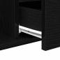 Preview: Couchtisch Schwarz Eiche 90x49x45 cm Engineering Holz