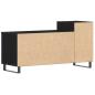 Preview: TV-Bank Schwarz Eiche 100x35x55 cm Werkstoff