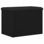 Preview: Aufbewahrungsbank Schwarz Eiche 60x40x45 cm Holzwerkstoff