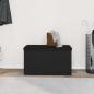 Preview: Aufbewahrungsbank Schwarze Eiche 80x40x45 cm Furnier