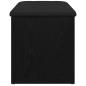Preview: Aufbewahrungsbank Schwarze Eiche 80x40x45 cm Furnier
