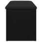Preview: Aufbewahrungsbank Schwarze Eiche 100x40x45 cm Ingenieured Holz