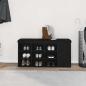 Preview: Aufbewahrungsbank Schwarze Eiche 100x30x48 cm Ingenieurholz