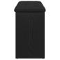 Preview: Aufbewahrungsbank Schwarze Eiche 100x30x48 cm Ingenieurholz