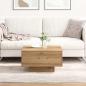 Preview: Couchtisch Artisan aus Eiche 55x55x31 cm aus synthetischem Holz