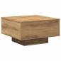 Preview: Couchtisch Artisan aus Eiche 55x55x31 cm aus synthetischem Holz