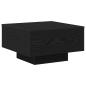 Preview: Couchtisch schwarz Eiche 55x55x31 cm Holzwerkstoff