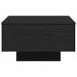 Preview: Couchtisch schwarz Eiche 55x55x31 cm Holzwerkstoff