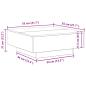 Preview: Artisan-Eiche 80 x 80 x 31 cm Holzwerkstoff