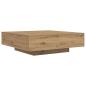 Preview: Couchtisch Artisan-Eiche Holzwerkstoff 100 x 100 x 31 cm